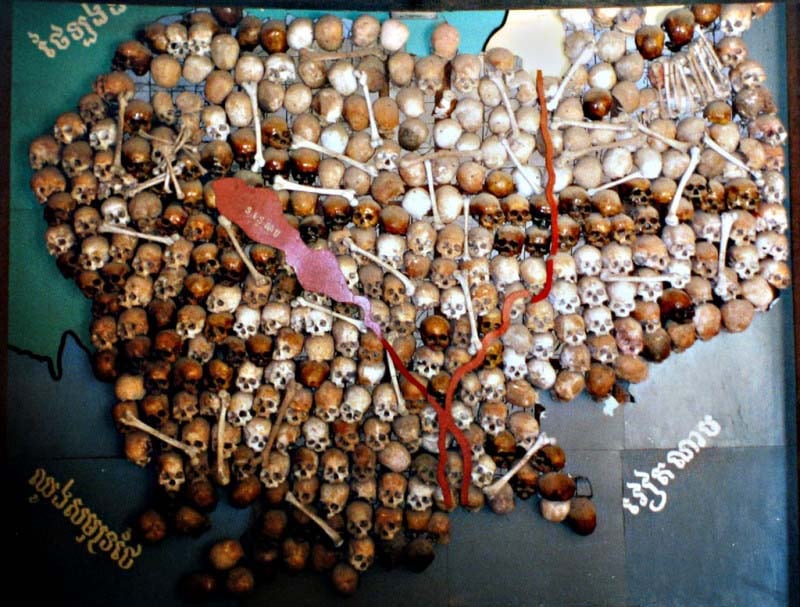 S-21_Skull_Map Imagen de Camboya