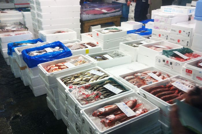 Mercado de Tsukiji Mercado de Tsukiji — Tokyo, Japón