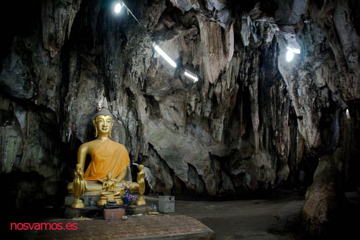 Templos en Tailandia: Templo de la cueva. Wat tham khae pun