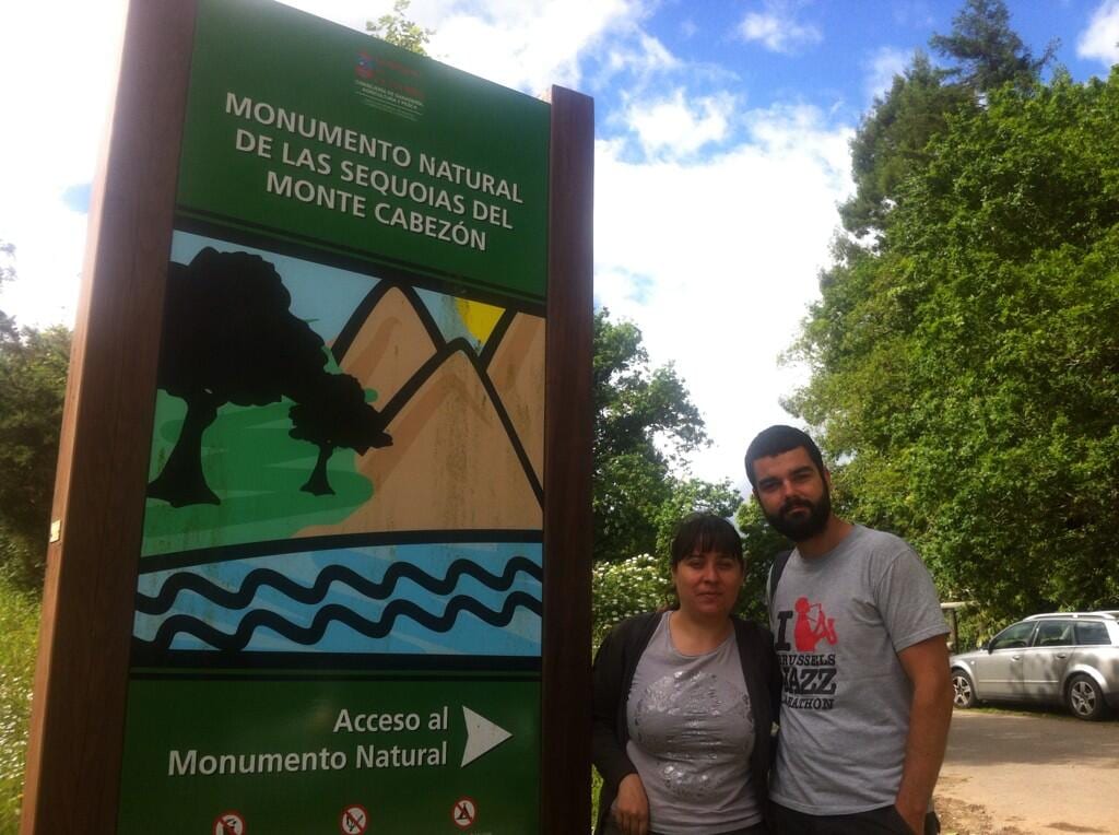 entrada bosque de secuoyas de cabezón nosvamos-secuoyas — España
